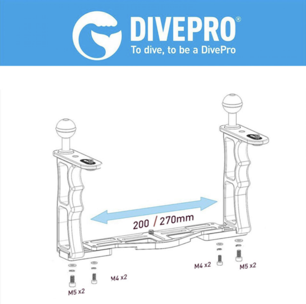Divepro Z10 Uchwyt obudowy kamery nurkowej. - obrazek 2