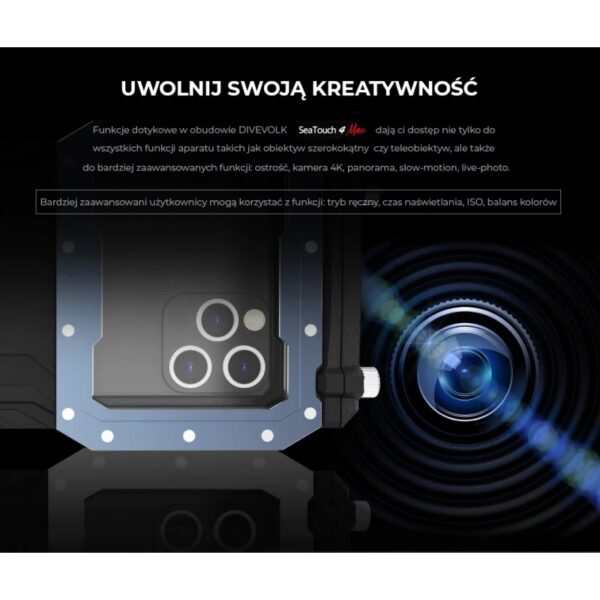 Obudowa podwodna do smartfona DIVEVOLK SEATOUCH 4 MAX - obrazek 7